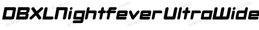 DBXLNightfever UltraWide字体转换